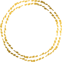 Gold Circle Line Stroke